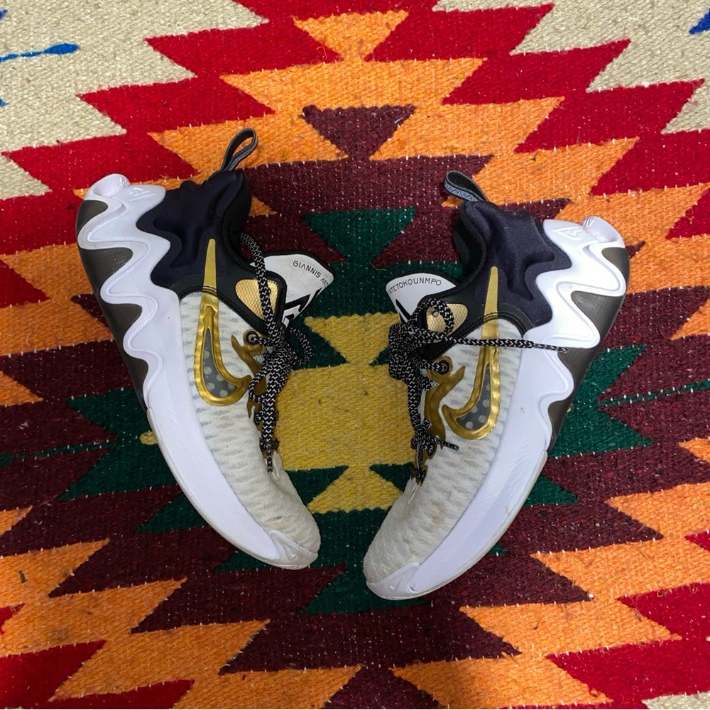 Nike Giannis Black and Gold